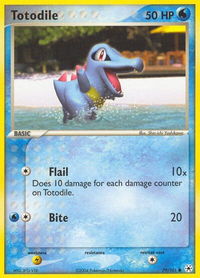 Totodile - Hidden Legends (HL) #79/101 - Common Pokémon Trading Card
