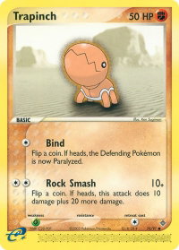 Trapinch - 79/97 - Dragon (DR) #79/97 - Common Pokémon Trading Card