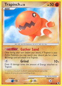 Trapinch - Rising Rivals (RR) #84/111 - Common Pokémon Trading Card