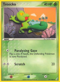 Treecko - Crystal Guardians (CG) #67/100 - Common Pokémon Trading Card