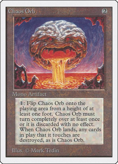 Chaos Orb - Unlimited Edition Magic: The Gathering trading card