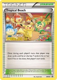 Tropical Beach - BW50 (Worlds 12) - Black and White Promos (PR) #BW50 - Promo Pokémon Trading Card