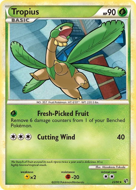 Tropius - Undaunted Pokémon trading card
