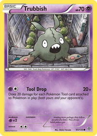 Trubbish (65) - Plasma Storm (PLS) #65/135 - Common Pokémon Trading Card