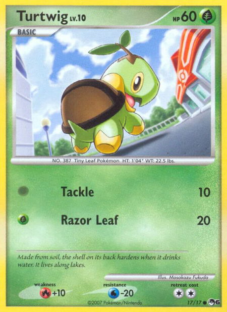 Turtwig - POP Series 6 Pokémon trading card