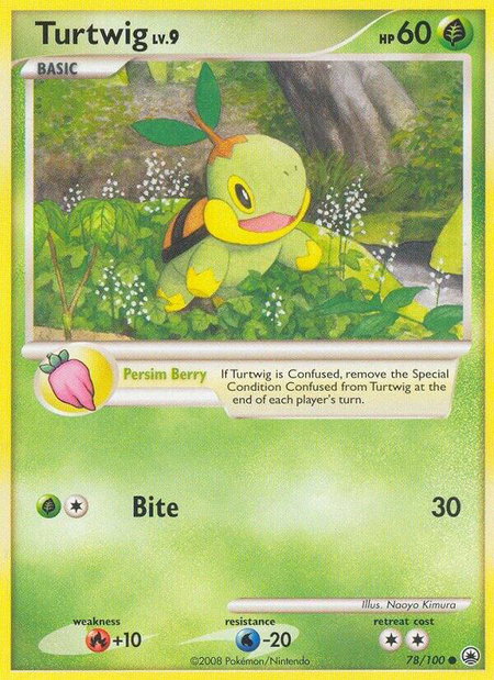 Turtwig (78) trading card from Majestic Dawn Turtwig (78) - Majestic Dawn Pokémon trading card