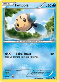 Tympole - Dark Explorers (DEX) #31/108 - Common Pokémon Trading Card