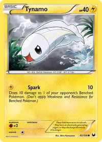 Tynamo (45) - Dark Explorers (DEX) #45/108 - Common Pokémon Trading Card