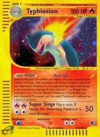 Typhlosion (28) trading card from Expedition Typhlosion (28) - Expedition Pokémon trading card