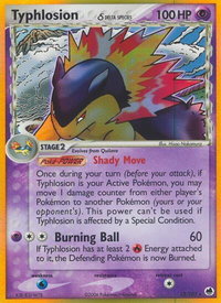 Typhlosion (Delta Species) - Dragon Frontiers (DF) #12/101 - Holo Rare Pokémon Trading Card