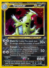 Tyranitar (12) - Neo Discovery (N2) #12/75 - Holo Rare Pokémon Trading Card