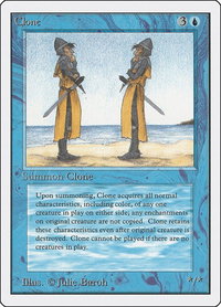 Clone - Unlimited Edition (2ED) #52 - Uncommon Magic: The Gathering Trading Card