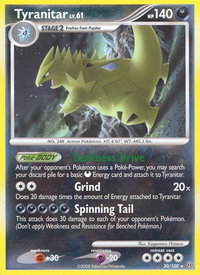Tyranitar - Stormfront (SF) #30/100 - Rare Pokémon Trading Card