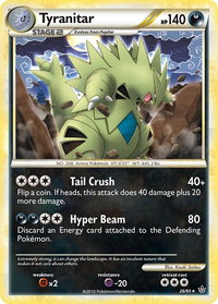 Tyranitar - Unleashed (UL) #26/95 - Rare Pokémon Trading Card