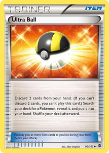Ultra Ball - Plasma Blast (PLB) #90/101 - Uncommon Pokémon Trading Card