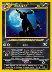 Umbreon (13) - Neo Discovery (N2) #13/75 - Holo Rare Pokémon Trading Card