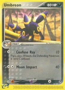 Umbreon - Sandstorm (SS) #24/100 - Rare Pokémon Trading Card