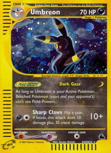 Umbreon (H30) - Skyridge (SK) #H30/H32 - Holo Rare Pokémon Trading Card