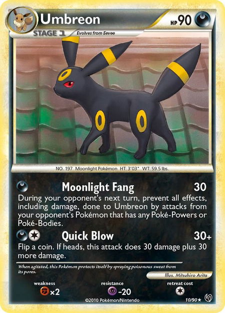 Umbreon - Undaunted Pokémon trading card