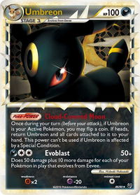 Umbreon (Prime) - Undaunted (UD) #86/90 - Ultra Rare Pokémon Trading Card