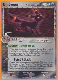 Umbreon (Delta Species) - Delta Species (DS) #17/113 - Holo Rare Pokémon Trading Card