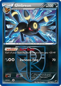 Umbreon (Team Plasma) - Plasma Freeze (PLF) #64/116 - Holo Rare Pokémon Trading Card