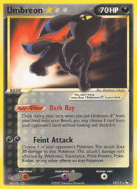 Umbreon Star - POP Series 5 (POP) #017/017 - Ultra Rare Pokémon Trading Card
