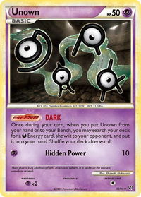 Unown - Undaunted (UD) #40/90 - Uncommon Pokémon Trading Card