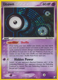 Unown (I) - Unseen Forces (UF) #I/28 - Holo Rare Pokémon Trading Card