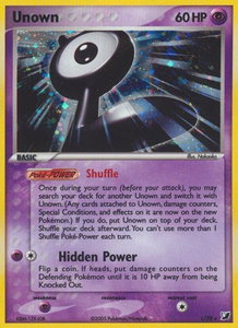 Unown (L) - Unseen Forces (UF) #L/28 - Holo Rare Pokémon Trading Card