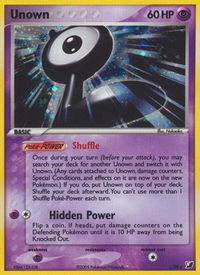 Unown (L) - Unseen Forces (UF) #L/28 - Holo Rare Pokémon Trading Card