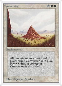 Conversion - Unlimited Edition (2ED) #16 - Uncommon Magic: The Gathering Trading Card