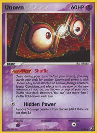 Unown (N) - Unseen Forces (UF) #N/28 - Holo Rare Pokémon Trading Card