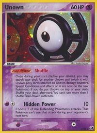 Unown (U) - Unseen Forces (UF) #U/28 - Holo Rare Pokémon Trading Card