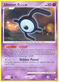 Unown [E] - Mysterious Treasures (MT) #65/123 - Uncommon Pokémon Trading Card