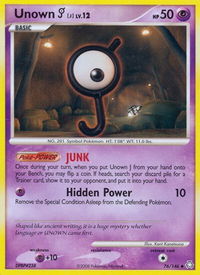 Unown (J) - Legends Awakened (LA) #76/146 - Uncommon Pokémon Trading Card