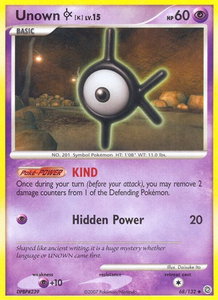 Unown [K] - Secret Wonders (SW) #68/132 - Uncommon Pokémon Trading Card