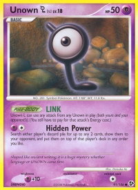 Unown [L] - Great Encounters (GE) #91/106 - Common Pokémon Trading Card