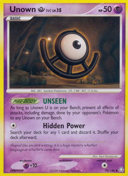 Unown (U) - Legends Awakened Pokémon trading card