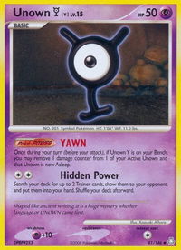 Unown (Y) - Legends Awakened (LA) #81/146 - Uncommon Pokémon Trading Card