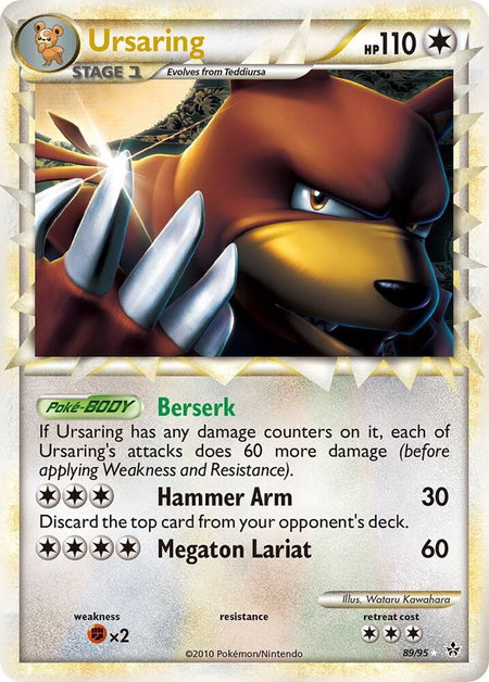 Ursaring (Prime) - Unleashed Pokémon trading card
