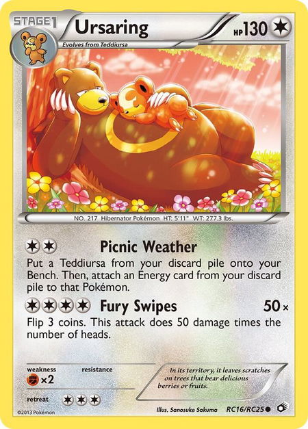 Ursaring - Legendary Treasures: Radiant Collection Pokémon trading card