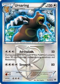 Ursaring (Team Plasma) - Plasma Blast (PLB) #76/101 - Uncommon Pokémon Trading Card