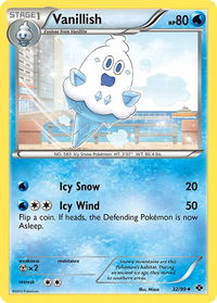Vanillish - Next Destinies (NXD) #32/99 - Uncommon Pokémon Trading Card