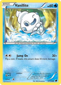 Vanillite - Plasma Freeze (PLF) #27/116 - Common Pokémon Trading Card