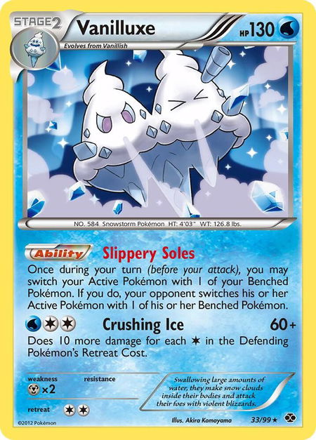 Vanilluxe - Next Destinies Pokémon trading card
