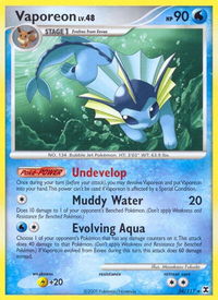 Vaporeon - Rising Rivals (RR) #34/111 - Rare Pokémon Trading Card