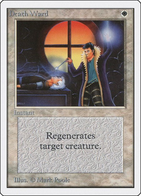 Death Ward - Unlimited Edition Magic: The Gathering trading card