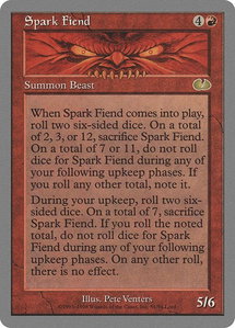 Spark Fiend - Unglued (UGL) #51 - Rare Magic: The Gathering Trading Card