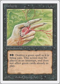 Deathgrip - Unlimited Edition (2ED) #101 - Uncommon Magic: The Gathering Trading Card
